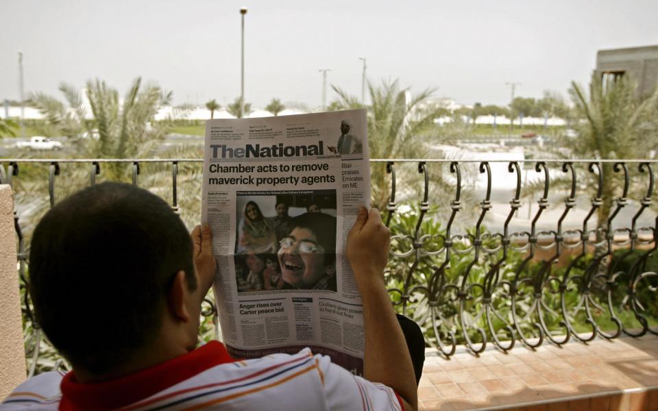 The National newspaper is part of the United Arab Emirates' aim to become a media hub