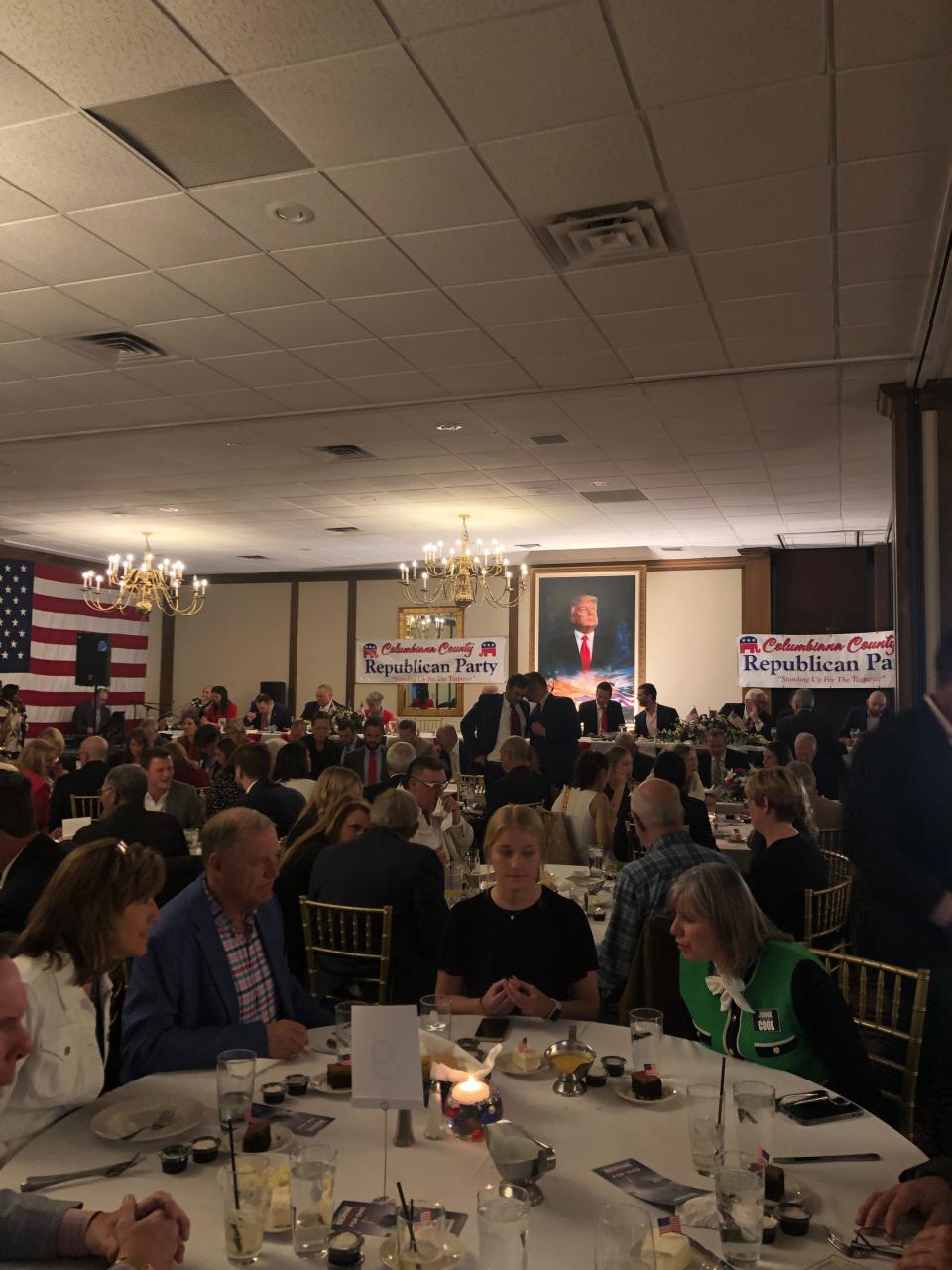 Between a private reception and a dinner, at least 600 people attended Columbiana County Republican Party's annual Lincoln Day Dinner in Salem on Wednesday, April 26, 2023.