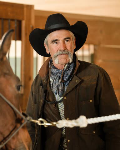 <p>Cam McLeod/Paramount/Kobal/Shutterstock</p> Forrie J. Smith in 'Yellowstone' season 3