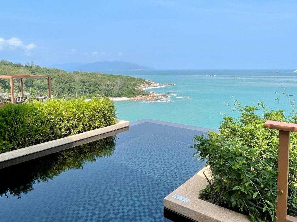 Shades of blue: a private pool at the Ritz-Carlton, Koh Samui (Fiona McIntosh)