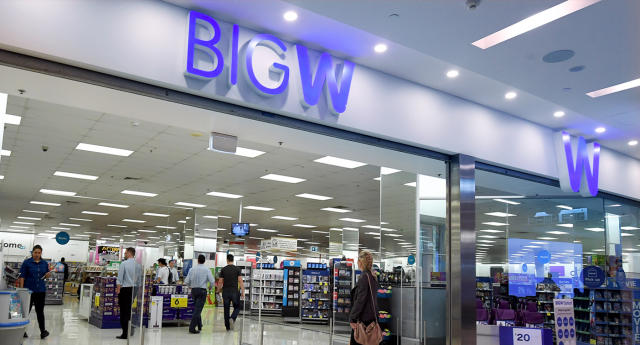 A Big W store is pictured.