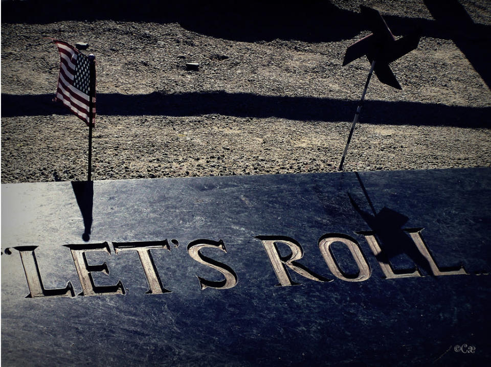 Let's Roll<br><br>Flight 93 Memorial - Shanksville, PA.<br><br>By <a href="http://www.flickr.com/photos/expressionsbychristine/4006266985/sizes/l/in/pool-1775706@N22/" rel="nofollow noopener" target="_blank" data-ylk="slk:Expressions by Christine;elm:context_link;itc:0;sec:content-canvas" class="link ">Expressions by Christine</a>, Copyright © 2011