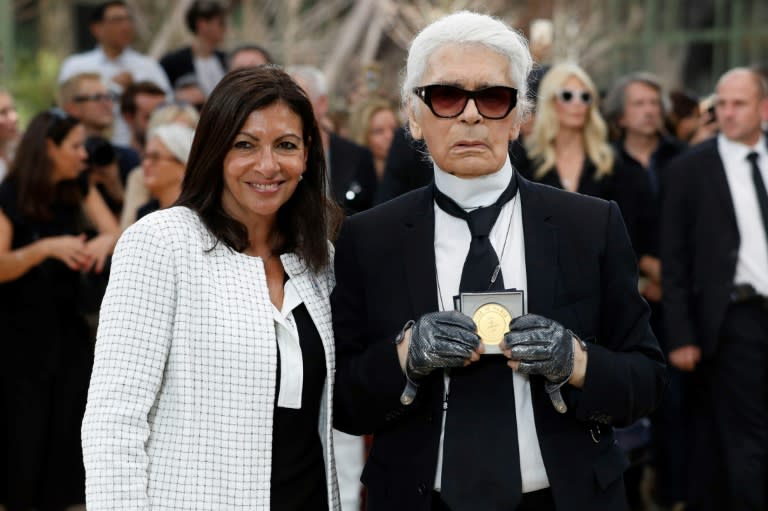 Fashion's 'kaiser' Karl Lagerfeld crowned king of Paris