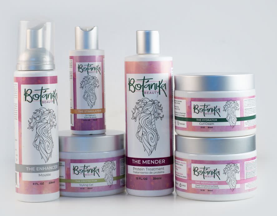 <a href="https://fave.co/3hrMfpH" target="_blank" rel="noopener noreferrer">Botanika Beauty</a> is a hair care brand specializing in products for curly and natural hair, inspired by the bot&aacute;nica stores found in Latinx communities. It was co-founded by Ada Rojas, an Afro-Latina and Domincan working in public relations and marketing who transformed her passion for beauty blogging into a business. Shop Botanika Beauty at <a href="https://fave.co/3hrMfpH" target="_blank" rel="noopener noreferrer">Target</a>, <a href="https://fave.co/2H1s19F" target="_blank" rel="noopener noreferrer">Walmart</a> and <a href="https://amzn.to/360zzEe" target="_blank" rel="noopener noreferrer">Amazon</a>.