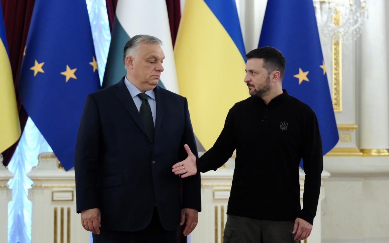 Despite Hungary sharing a border with Ukraine, this was Viktor Orban's first trip to Kyiv since 2012