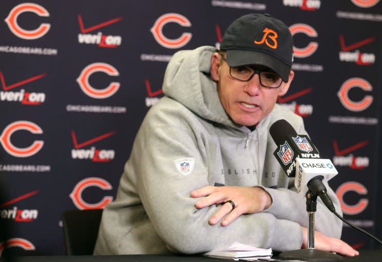 Former Chicago Bears coach Marc Trestman has reportedly been hired to coach the CFL’s Toronto Argonauts. (AP)