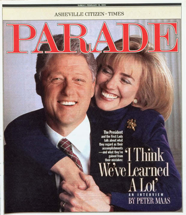 <p>After a health care proposal (steered by First Lady Hilary Rodham Clinton) was unsuccessful, and a bruising midterm election booted democrats, President Bill Clinton and Rodham Clinton met with <em>Parade </em>to talk about the future. Two years into his first term, he was gaining a better understanding of the press and politics of Washington, D.C. “We’ve learned a lot from the things we did right, and we learned a lot from the mistakes we made,” said Clinton, who was still enthusiastic about his plans for the future. <em>Parade </em>writer Peter Maas was reminded of what Washing Bureau Chief Jack Anderson once said: “It’s a bad mistake to write off Bill Clinton. Every time he’s been knocked down, he’s remade himself.”</p>