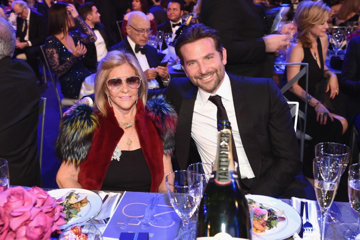 Bradley Cooper and his mother Gloria Campano at the SAG Awards on 27 January 2019 in Los Angeles, California: Dimitrios Kambouris/Getty Images for Turner
