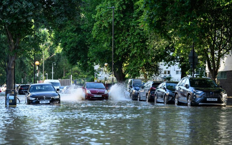 Flooding in Islington - Leon Neal/Getty Images
