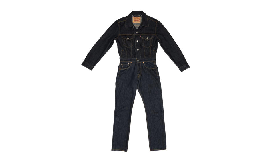 <p>Boiler Suit, $380, available on <a rel="nofollow noopener" href="https://www.levi.com/US/en_US/" target="_blank" data-ylk="slk:levi.com;elm:context_link;itc:0;sec:content-canvas" class="link ">levi.com</a> on May 20. (Photo: Courtesy of Levi’s) </p>