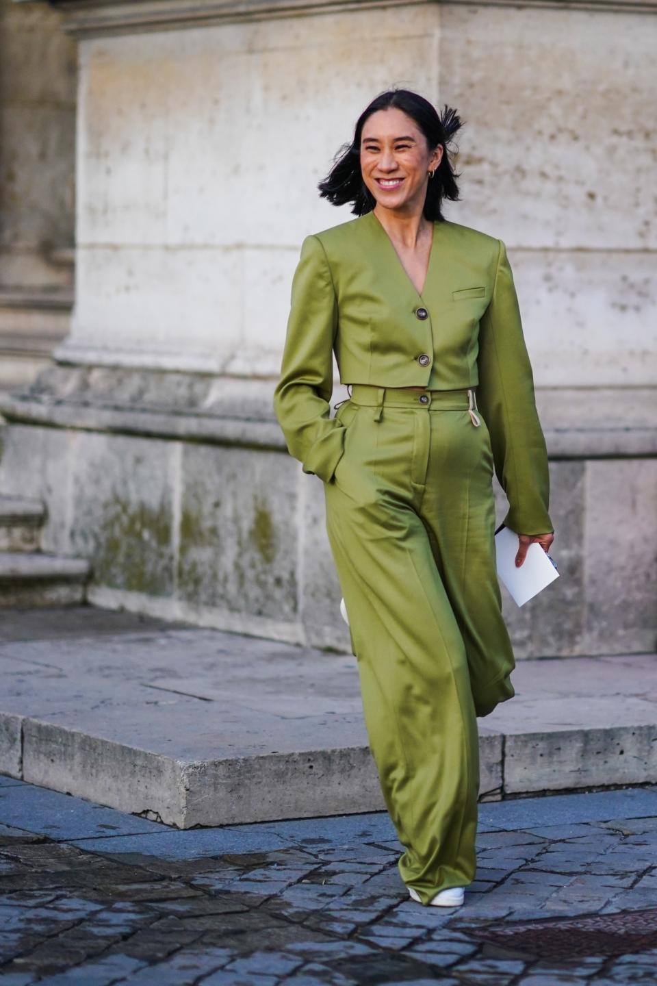 <h1 class="title">Street Style : Paris Fashion Week - Womenswear Spring Summer 2020 : Day Nine</h1><cite class="credit">Edward Berthelot</cite>