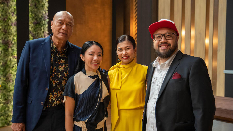 MasterChef Singapore S4 winner - Resident judges with Guest Chef Janice Wong