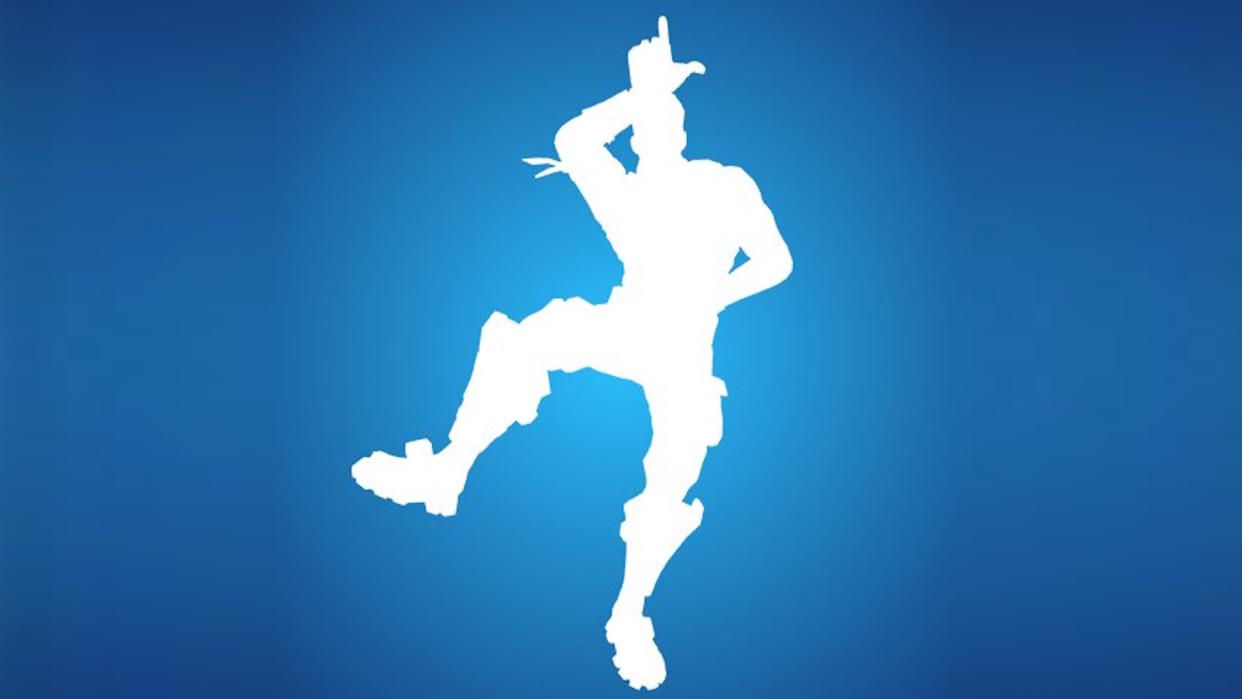  Fortnite Take the L emote silhouette image. 