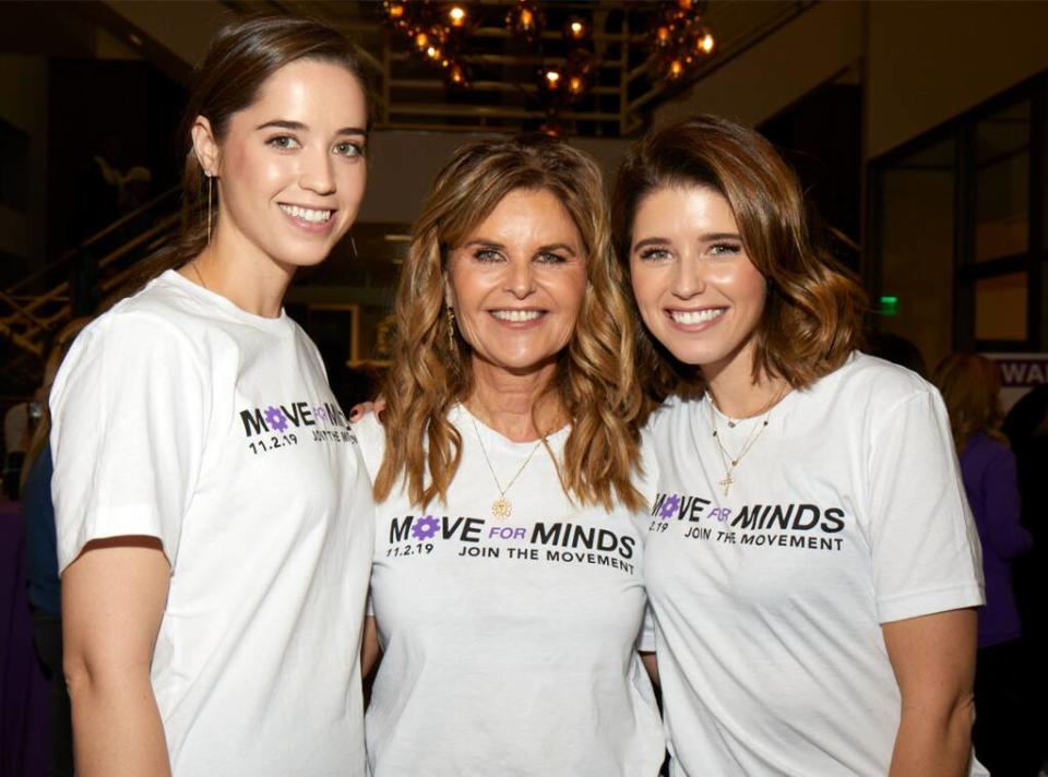 Maria Shriver, Christina Schwarzenegger, Katherine Schwarzenegger, Move for Minds 2019