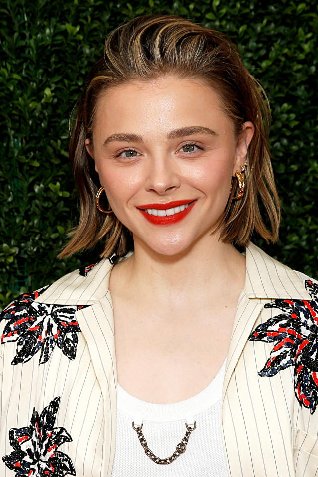 Chloë Grace Moretz Just Chopped Half of Her Hair Off for the Summer — See  Photo