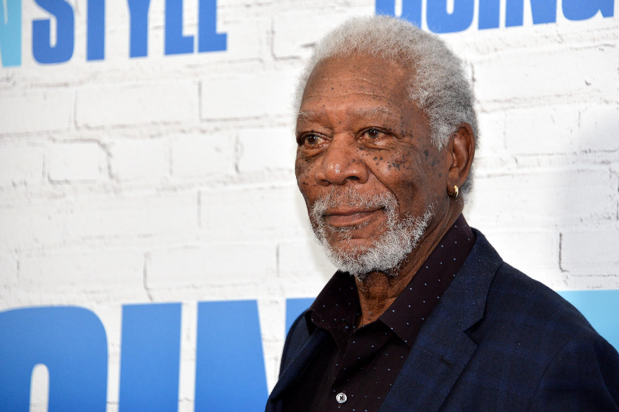 Morgan Freeman attends the <em>Going in Style</em> New York premiere on March 30, 2017. (Photo: D Dipasupil/FilmMagic)