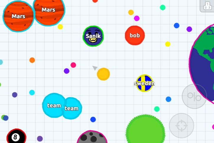 Second place: Agar.io