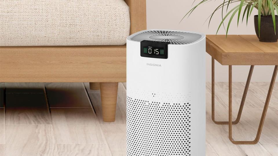 Keep your medium-sized rooms feeling fresh with this Insignia air purifier on sale for less than $130 at Best Buy right now.