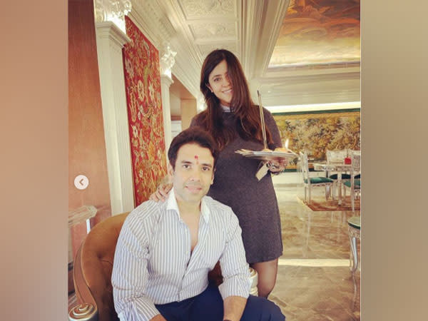 Tusshar Kapoor and Ekta Kapoor (Image source: Instagram)