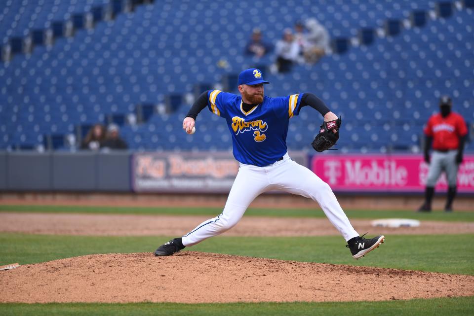 RubberDucks right-hander Andrew Walters is on the fast track to Cleveland after being selected in the second round of the MLB Draft last season.