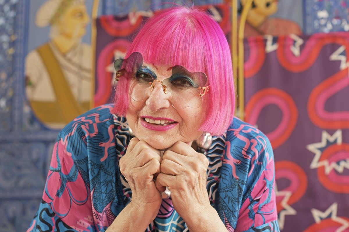 Dame Zandra Rhodes moved to Bermondsey in 1995 (Daniel Lynch)