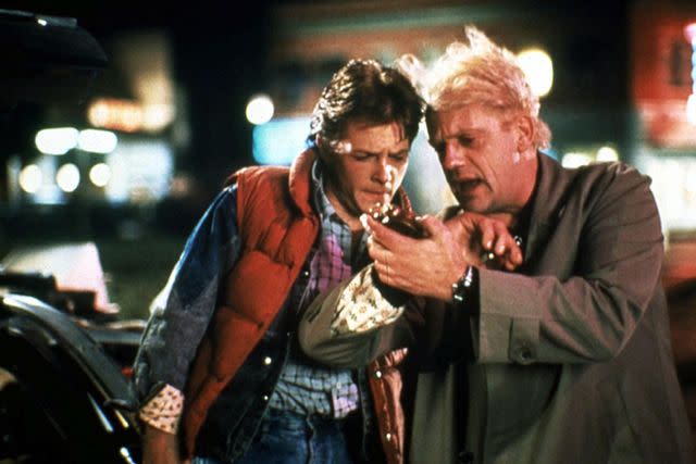 Amblin Entertainment/Universal Pictures/Kobal/Shutterstock Michael J. Fox and Christopher Lloyd in 'Back to the Future'