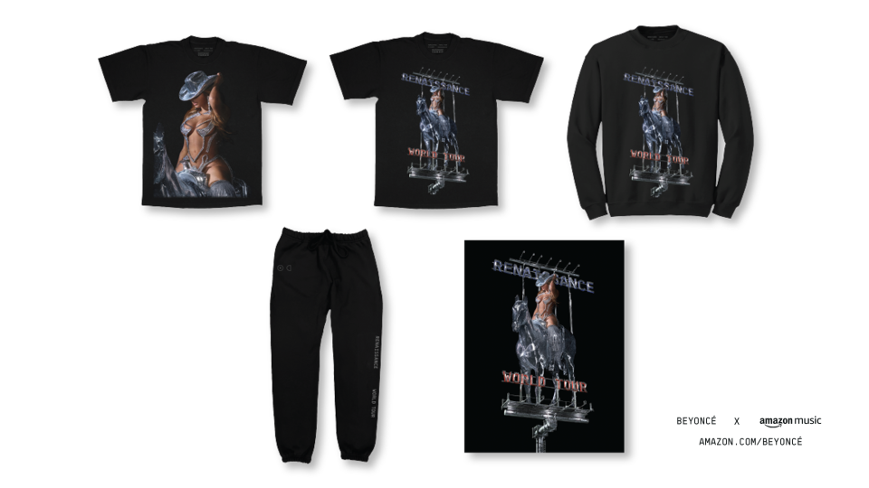 Beyoncé's 'Renaissance' World Tour merchandise