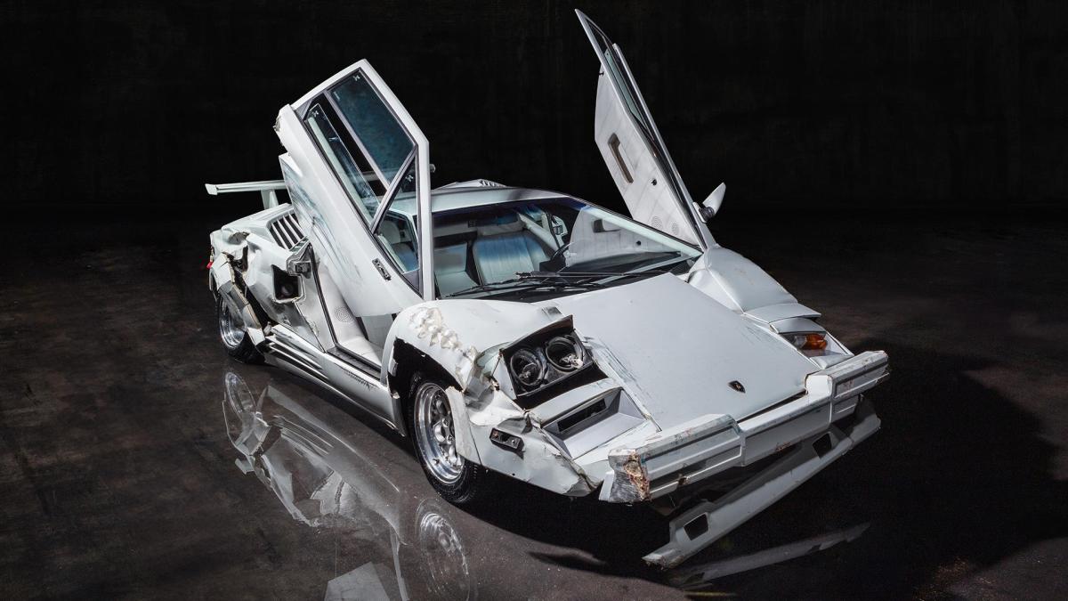 The Wrecked 'Wolf of Wall Street' Lamborghini Countach Is Up for Sale –  Robb Report