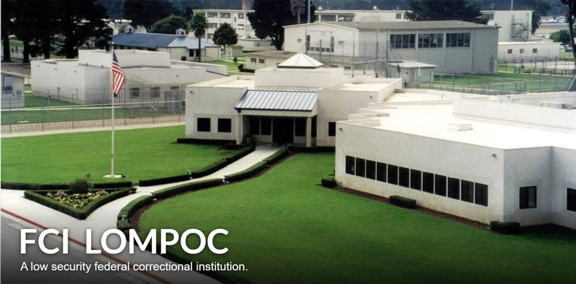 An image of Federal Correctional Institute Lompoc in Santa Barbara county, Calif.