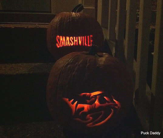 Hockey Halloween: Outrageous costumes, awesome puck pumpkins