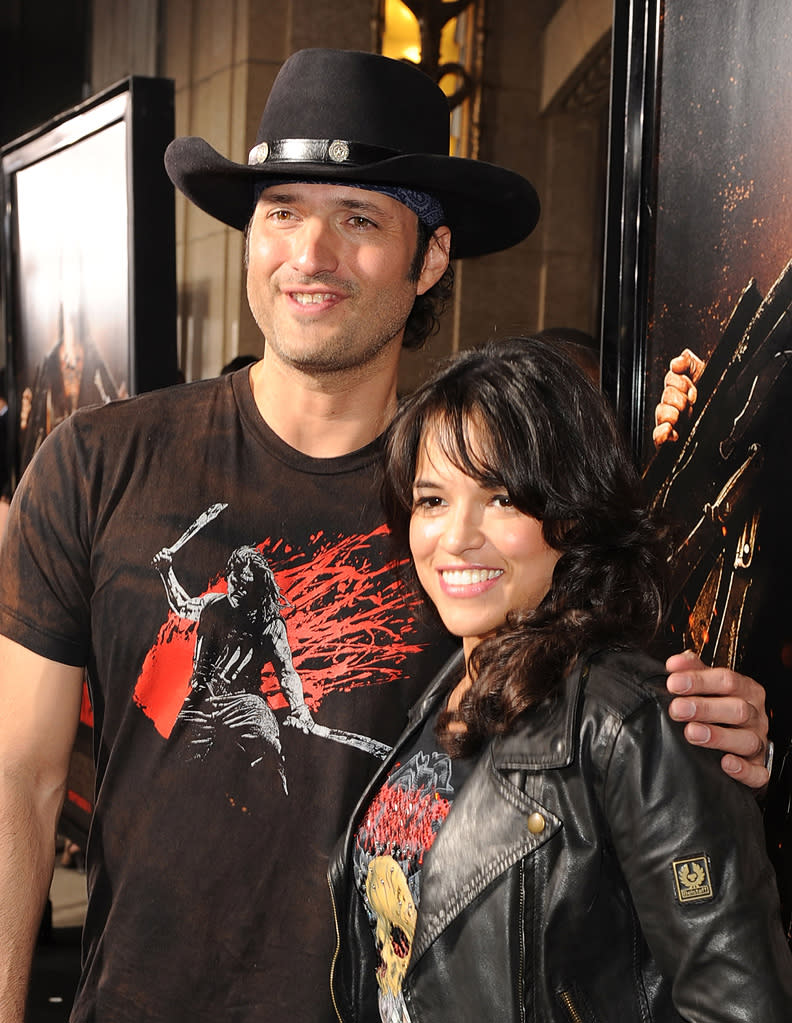 Machete LA Premiere 2010 Robert Rodriguez Michelle Rodriguez