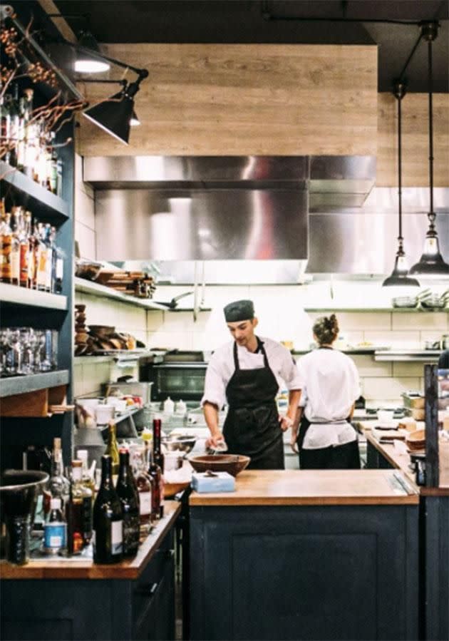 A busy day in the open kitchen at High Street on Market. Photo: Instagram