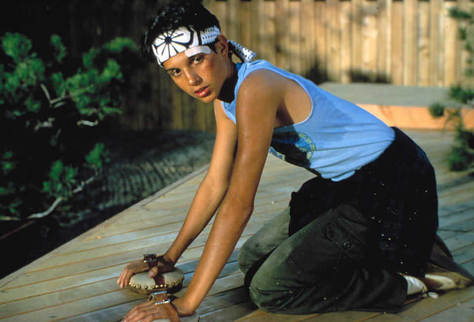 Ralph Macchio as Daniel LaRusso in ‘The Karate Kid’ (1984) Real age at the time: 23 - Character age: 16