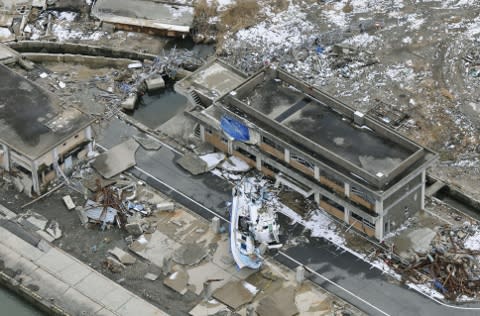 2011年日本311大地震造成福島核電廠事故，第一核電廠為冷卻核燃料而注入大量冷水，至今已累計核污水123萬噸。   圖：達志影像/路透社 (資料照片)