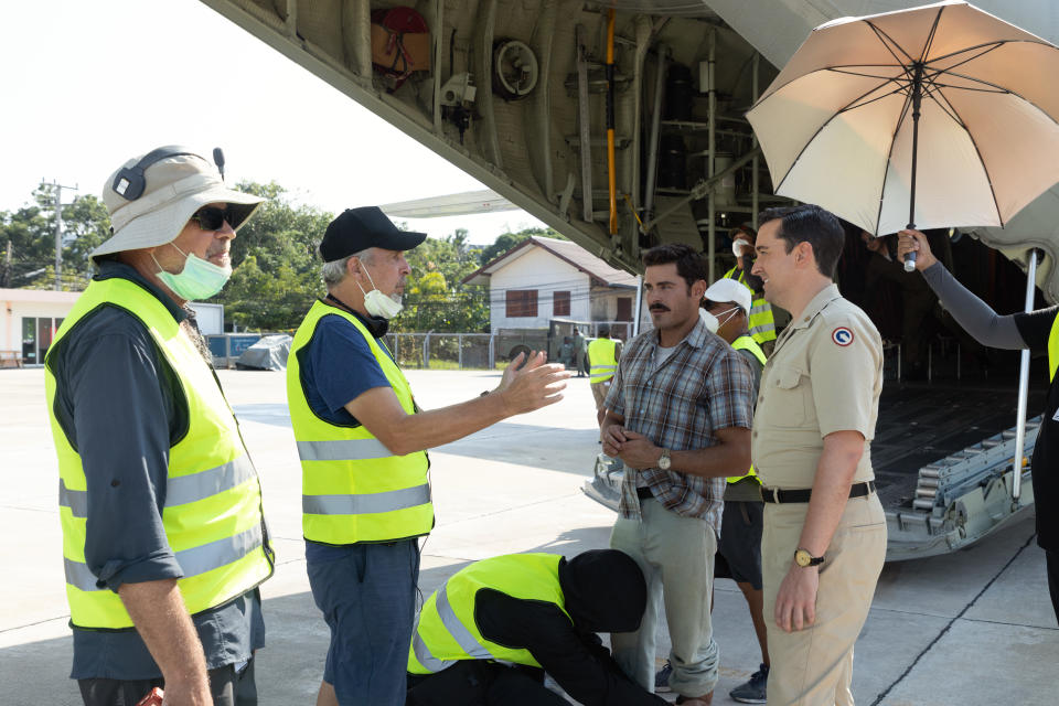 Zac Efron, Pete Farrelly - Credit: Courtesy of Apple