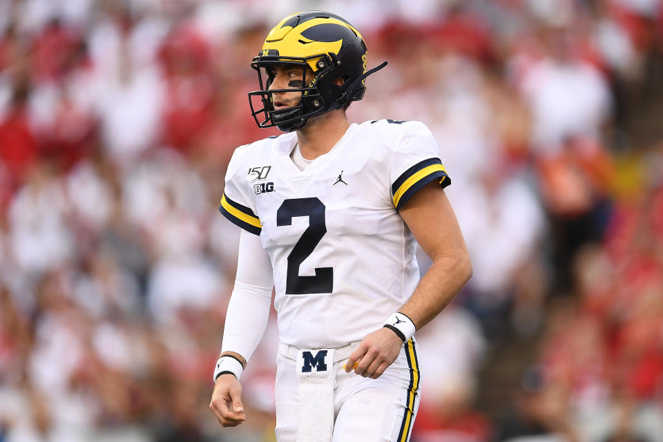 It was another tough game for Shea Patterson and the Michigan offense. (Getty Images)