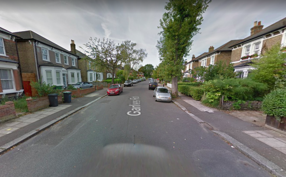 <em>The thugs stole items from the pensioner’s home in Garlies Road, south-east London (Google)</em>