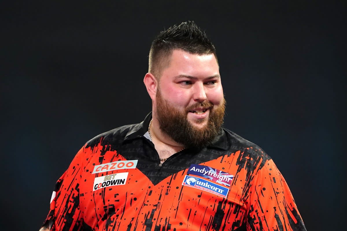 Michael Smith was in action for the first time as World Champion in Bahrain (Zac Goodwin/PA) (PA Wire)