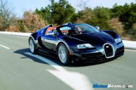 <b>Bugatti Veyron Super Sport </b><br>On the top of the list is the Veyron which uses a 8-litre, W16, turbocharged engine that produces 1200 hp of power. The Veyron zooms from a standstill to 100 kmph in a matter of 2.5 seconds and onto a top speed is 430 kmph.