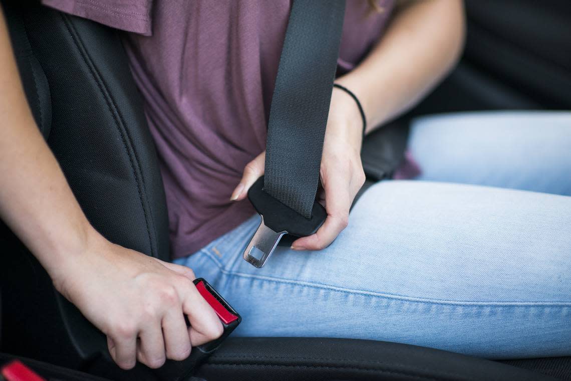 Can I wear my seat belt tucked under my arm in California? Here are the