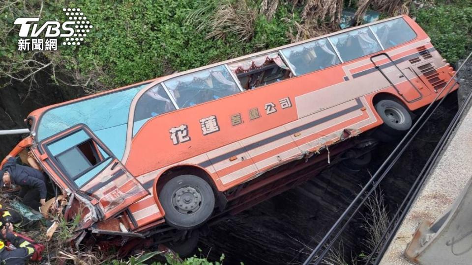 花蓮發生一起重大車禍。（圖／TVBS）