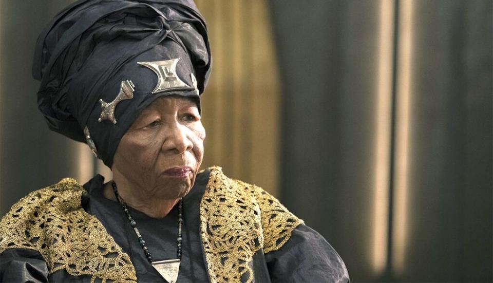 Dorothy Steel as Merchant Tribe Elder in “Black Panther.” (Photo: iSubmit Talent & Modeling Agency)