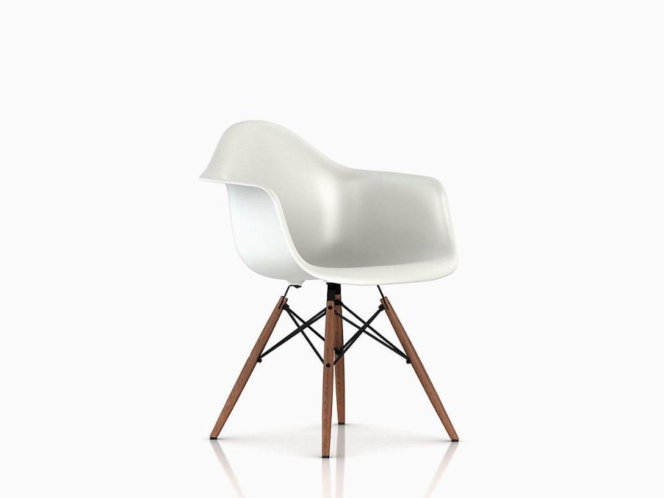 33) Eames Molded Plastic Armchair