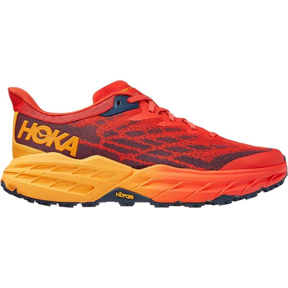 <p><a href="https://go.redirectingat.com?id=74968X1596630&url=https%3A%2F%2Fwww.backcountry.com%2Fhoka-speedgoat-trail-running-shoe-mens&sref=https%3A%2F%2Fwww.menshealth.com%2Ffitness%2Fg41623708%2Fbest-hoka-running-shoes%2F" rel="nofollow noopener" target="_blank" data-ylk="slk:Shop Now;elm:context_link;itc:0;sec:content-canvas" class="link ">Shop Now</a></p><p>Speedgoat 5</p><p>Backcountry</p><p>$154.95</p><span class="copyright">Courtesy of Retailer</span>