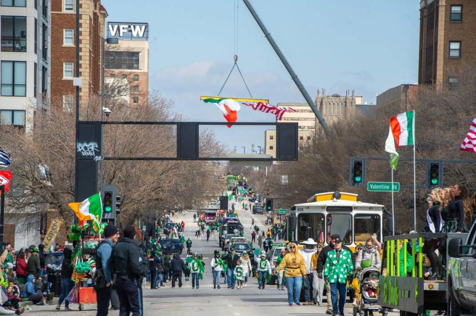 The annual Kansas City St. Patrick’s Day Parade will march down Broadway on March 17.