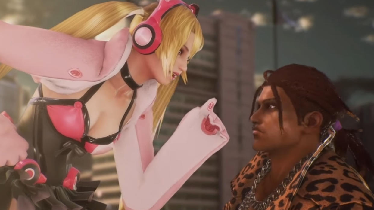  Lucky Chloe scolds Eddy Gordo in the former's Tekken 7 ending. 