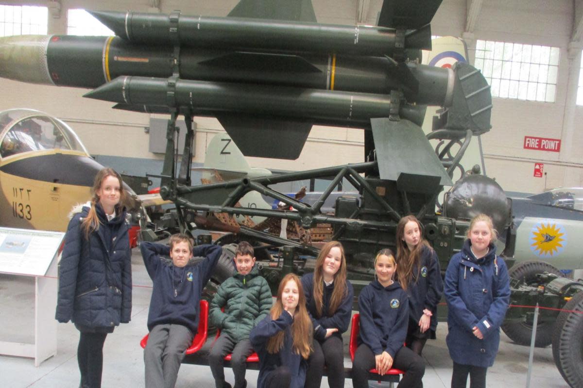 Pupils from West Norfolk experienced World War II and Cold War history <i>(Image: Submitted)</i>