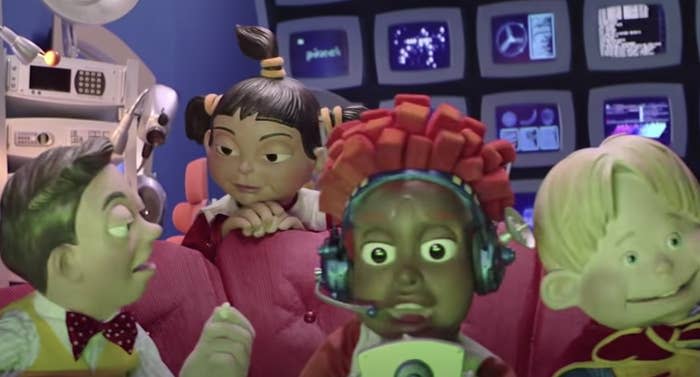 the puppet characters in "LazyTown"