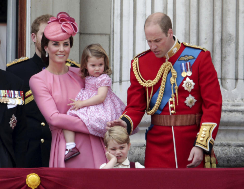 “Trooping the Colour”: Prinz George und Prinzessin Charlotte