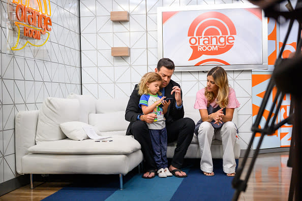 TODAY — Pictured: Carson and Siri Daly with daughter London on Thursday, June 13, 2019 — (Photo by: Nathan Congleton/NBCU Photo Bank/NBCUniversal via Getty Images via Getty Images)